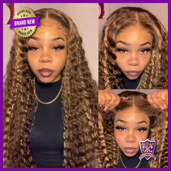 20 Inch Glueless HD Lace Front Wig 180 Density Human Hair Pre Plucked main image 4